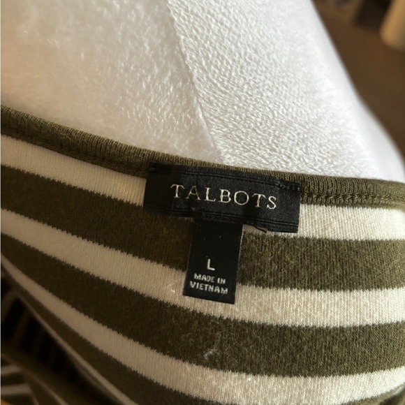 Talbots Striped Cotton Dress - Picture 5 of 6